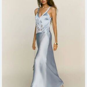 Reformation Tatie Silk Dress